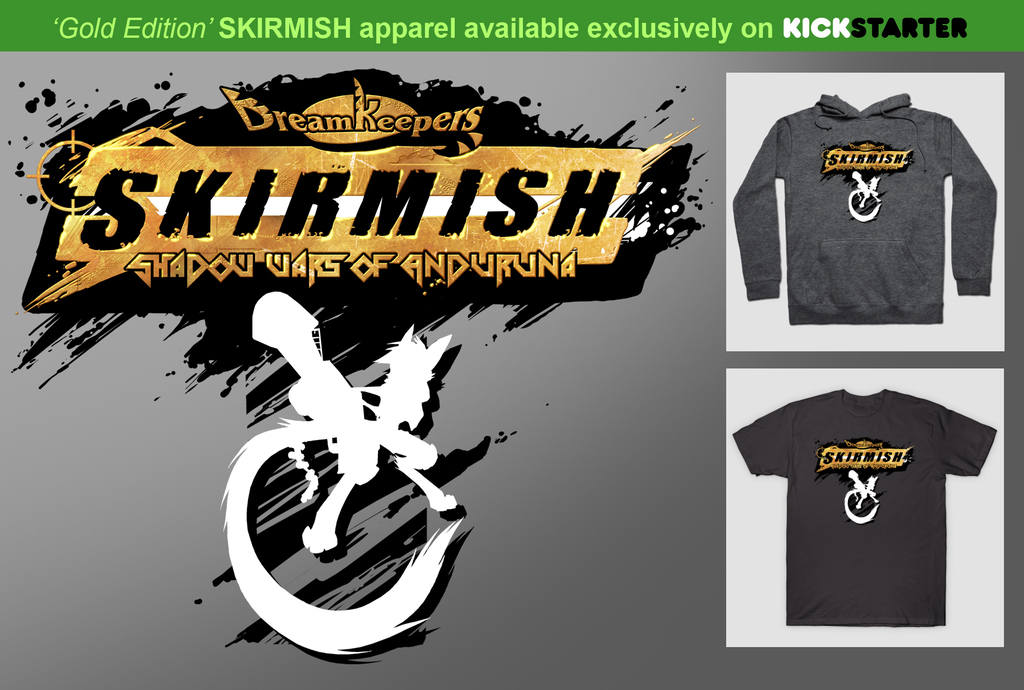 Gold-Edition SKIRMISH apparel