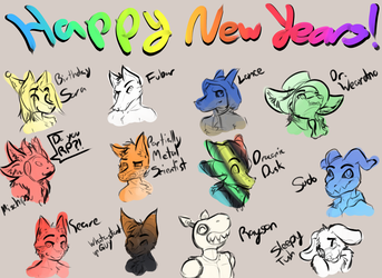 New Year and Birthday Stream Sketches [12/31/19]