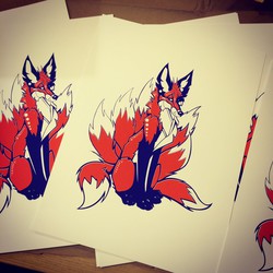 Kitsune Screen Prints