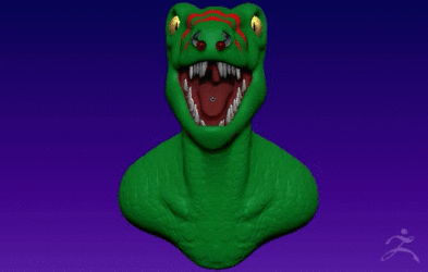 Akice Raptor[3D Headshot Commission]