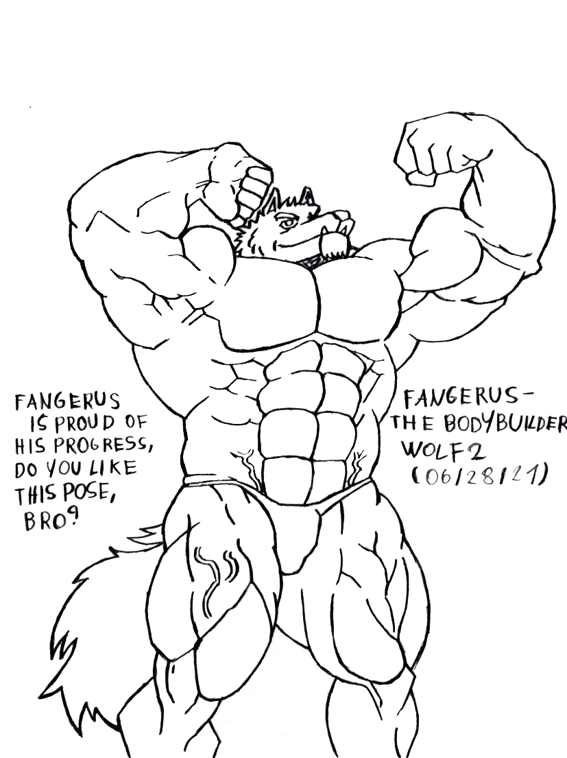 Fangerus - The Bodybuilder Wolf 2