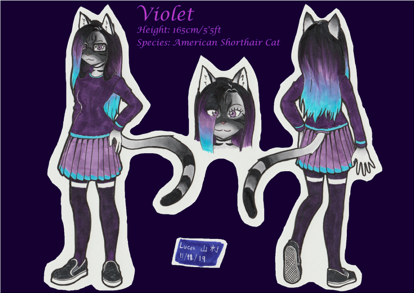 Comm - Violet ref sheet