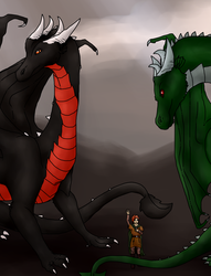 Commission for Drakeral--Dragon, Fella, Dragon...