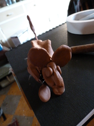 Creepy Mouse Sculpture