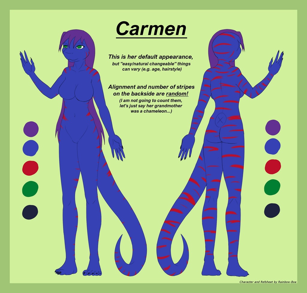 Simple Refsheet - Carmen