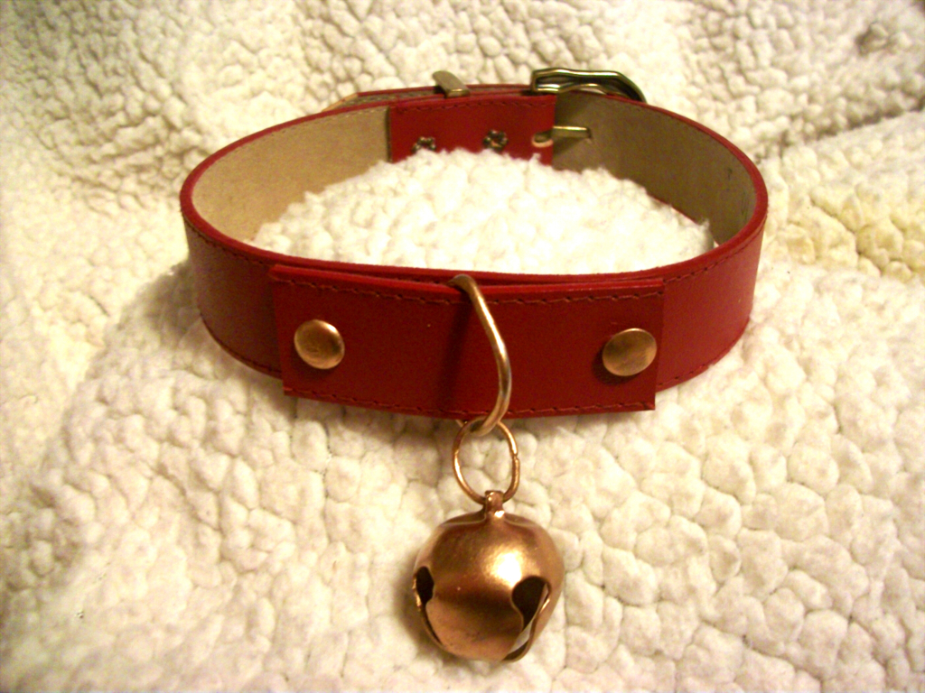 Red and Gold Cat Cosplay Collar