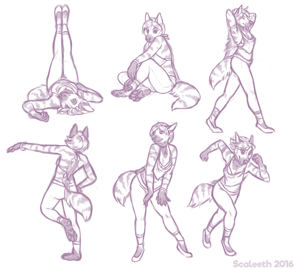 [Commission] Sapphire Sketch Page