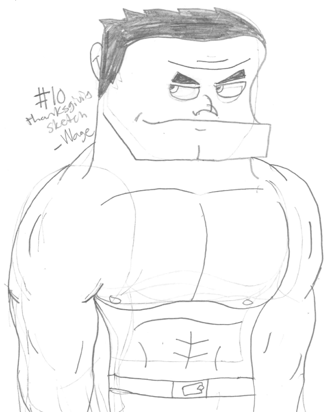 (Thanksgiving Sketch) Endgame Hulk