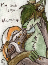 My wish is you, always - Aceo Card for Maelle