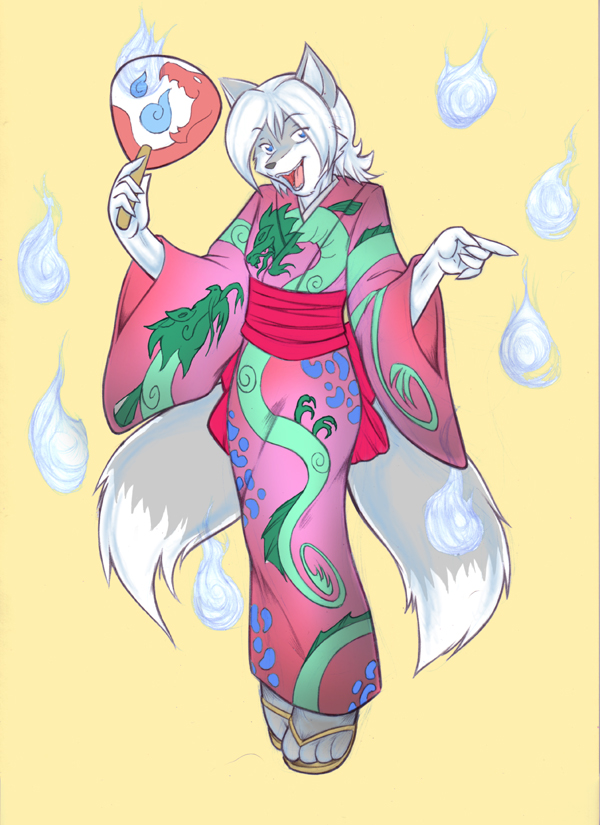 Sassy Kimono Kitsune