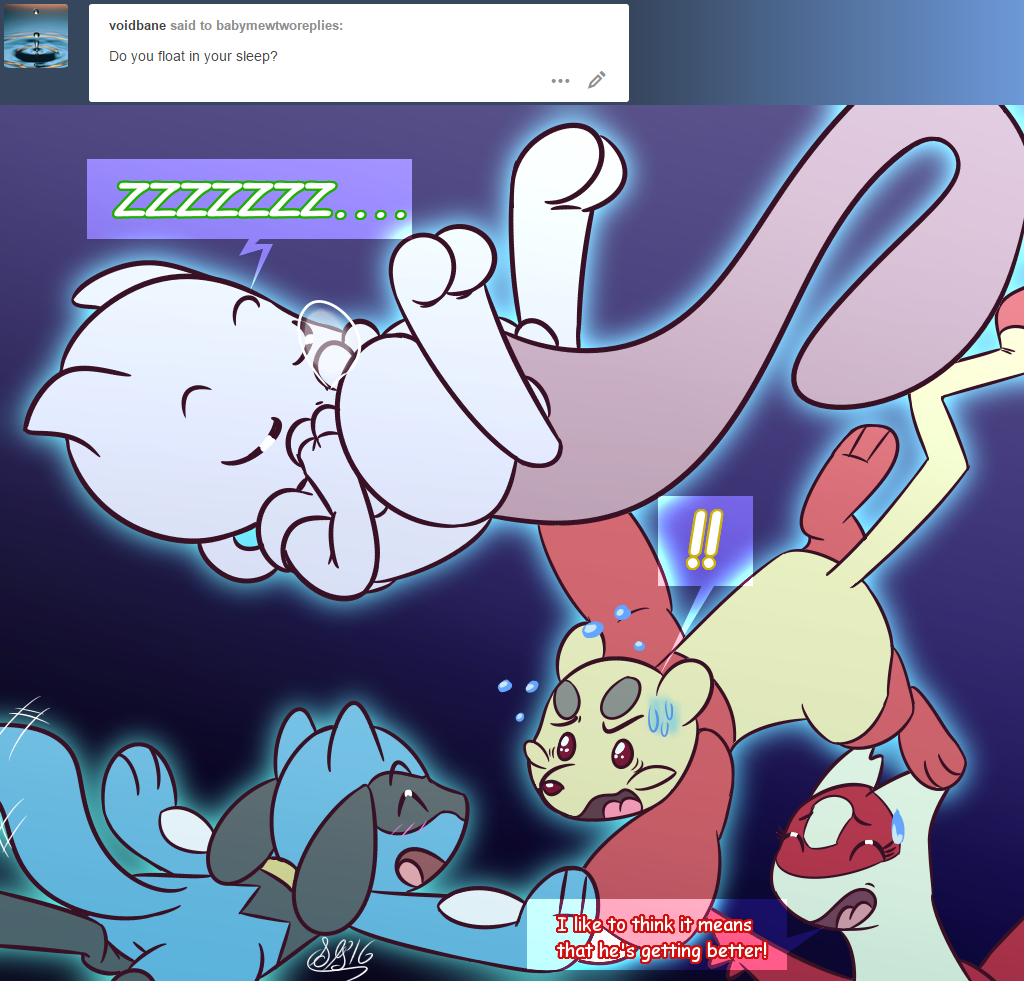 Baby Mewtwo replies question #30