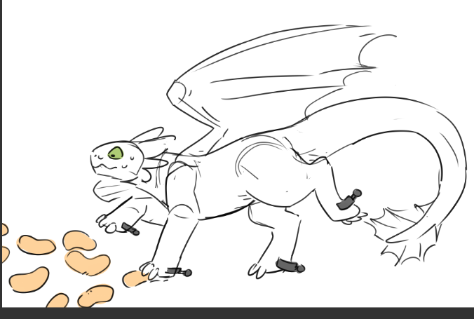 Toothless Step On A Cheese Puff Doodle Version