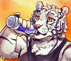 Staying hydrated - Sketch