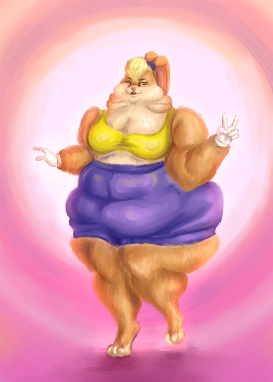 Most recent image: Flubby Bunny Lola commission