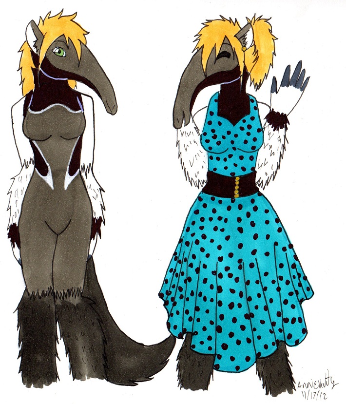 Anteater character design