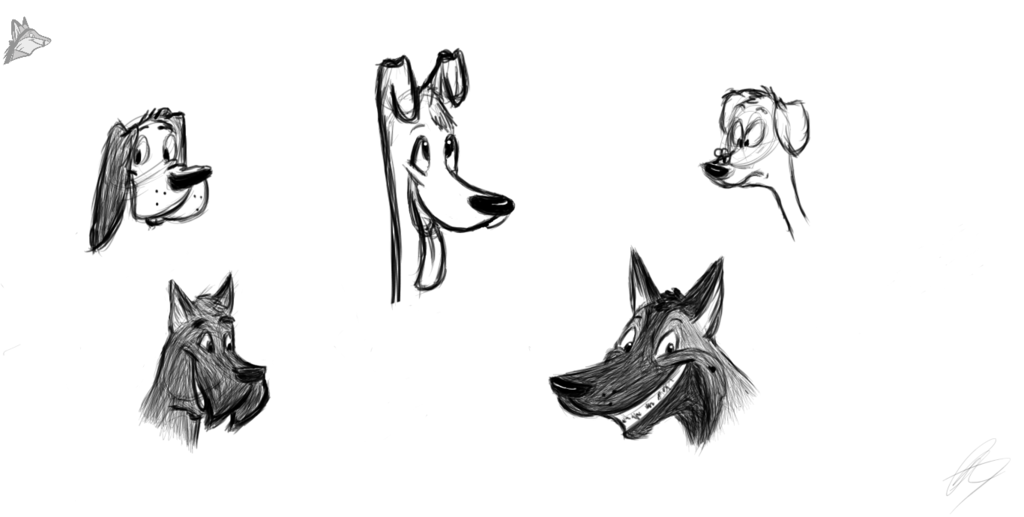Random Canine Doodles