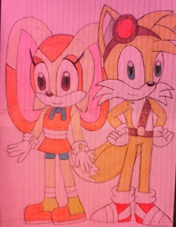 Tails and Cream (Sonic Boom Style)