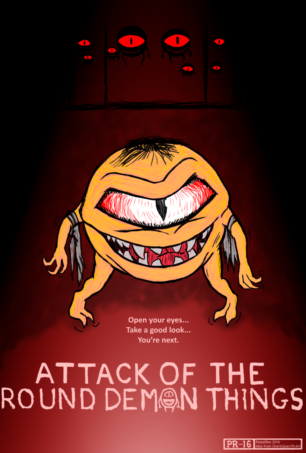 Attack of the Round Demon Things Movie Poster