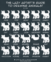 The Lazy Artist's Guide to Drawing Animals