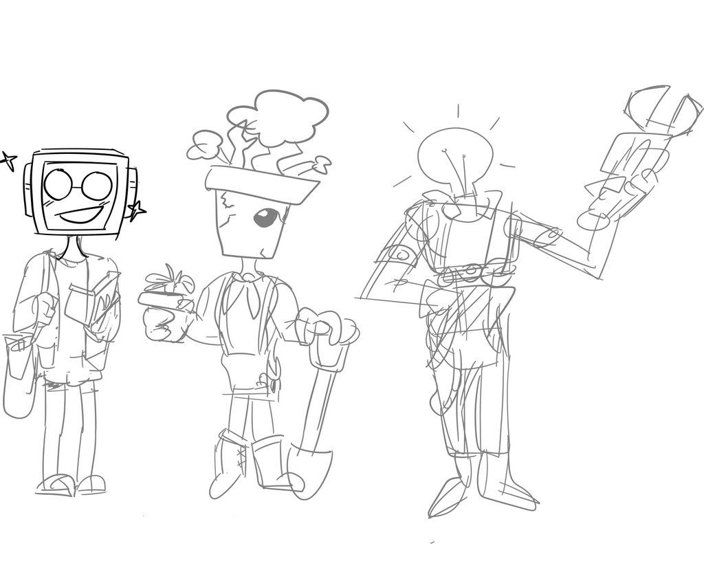 Most recent image: Character Doodles (2/2)
