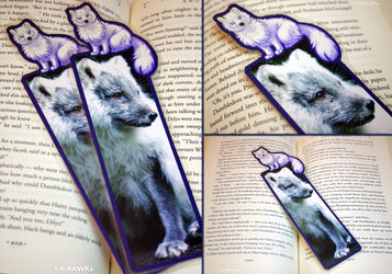 Arctic Fox Companion Bookmark