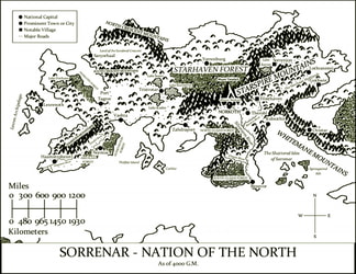 Map of Sorrenar