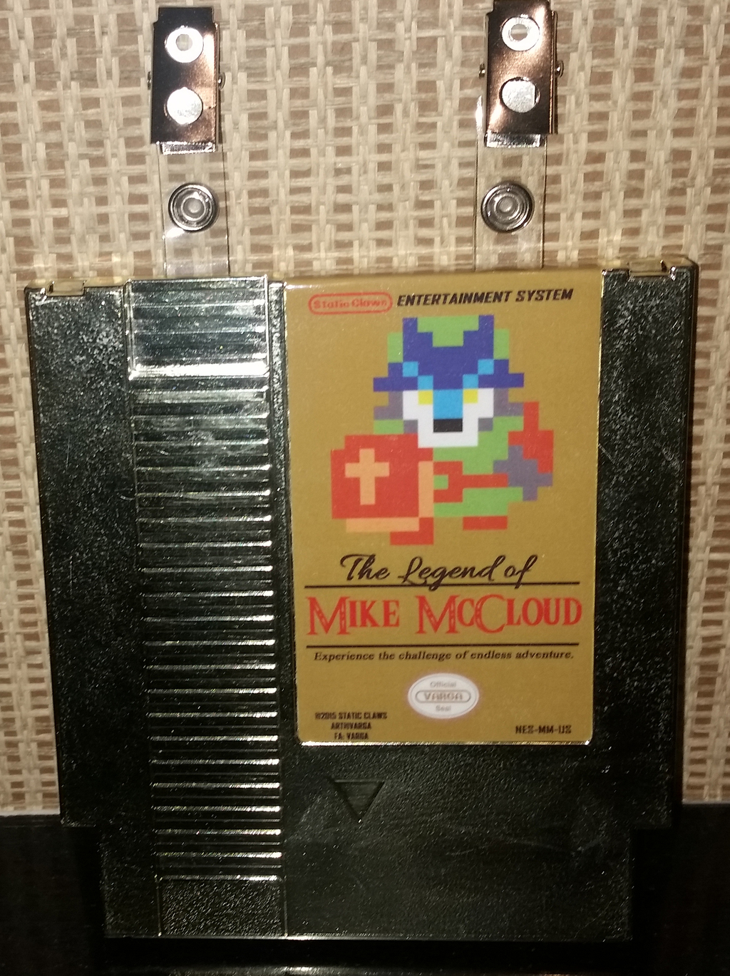 The Legend of Mike McCloud [cartridge badge]