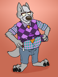 Style Ref: Sweatervest and Suspenders