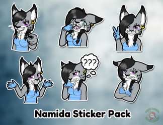 Commission: Namida Sticker Pack
