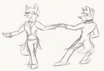 Dancing Foxes