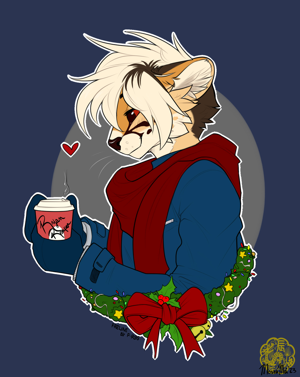 Most recent image: Ryan Reaper Christmas Wreath YCH