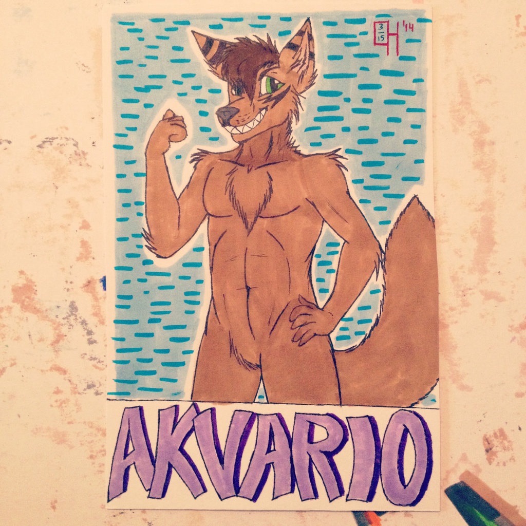 Most recent image: Akvario badge commission
