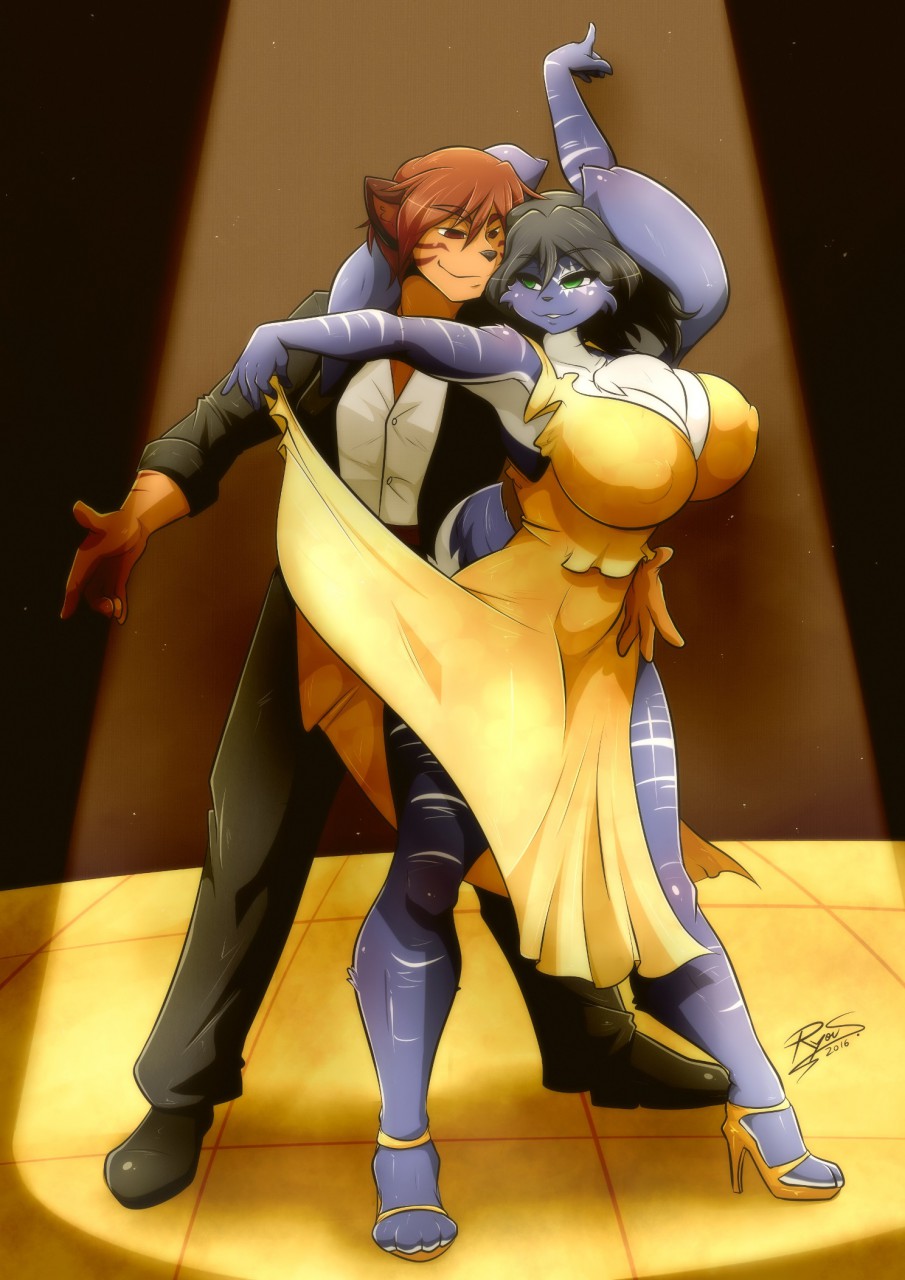Claude and Sapphire by MrSakai
