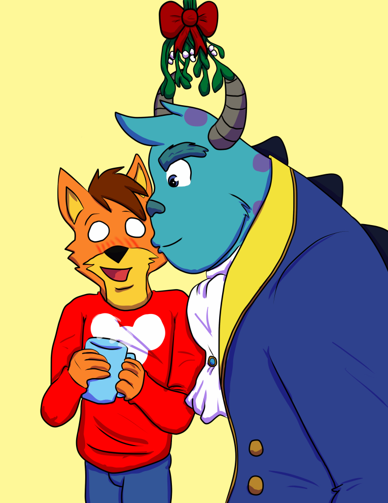 Under The Mistletoe: Ben and Sulley