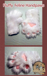 Fluffy Feline Hand Paws