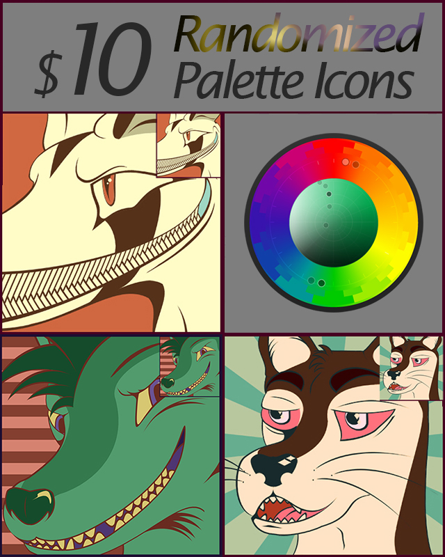 $10 Randomized Palette Icons