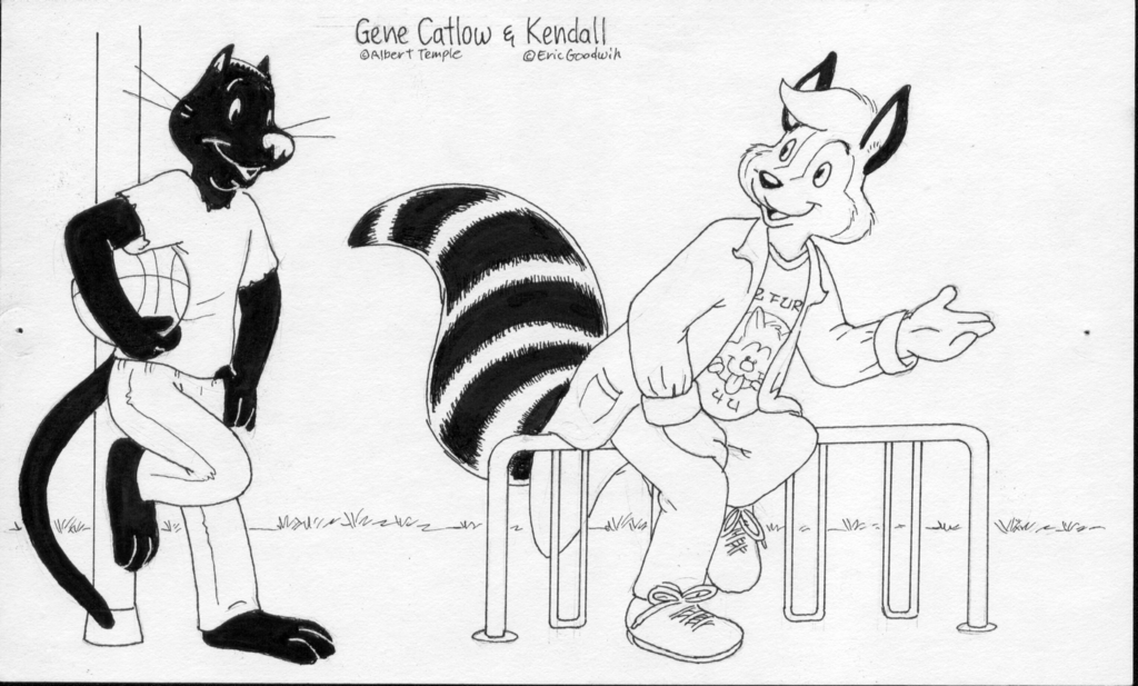 [Old Art] Kendall and Gene, by Albert Temple
