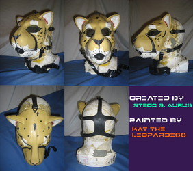 Painted Gas Mask: Cheetah