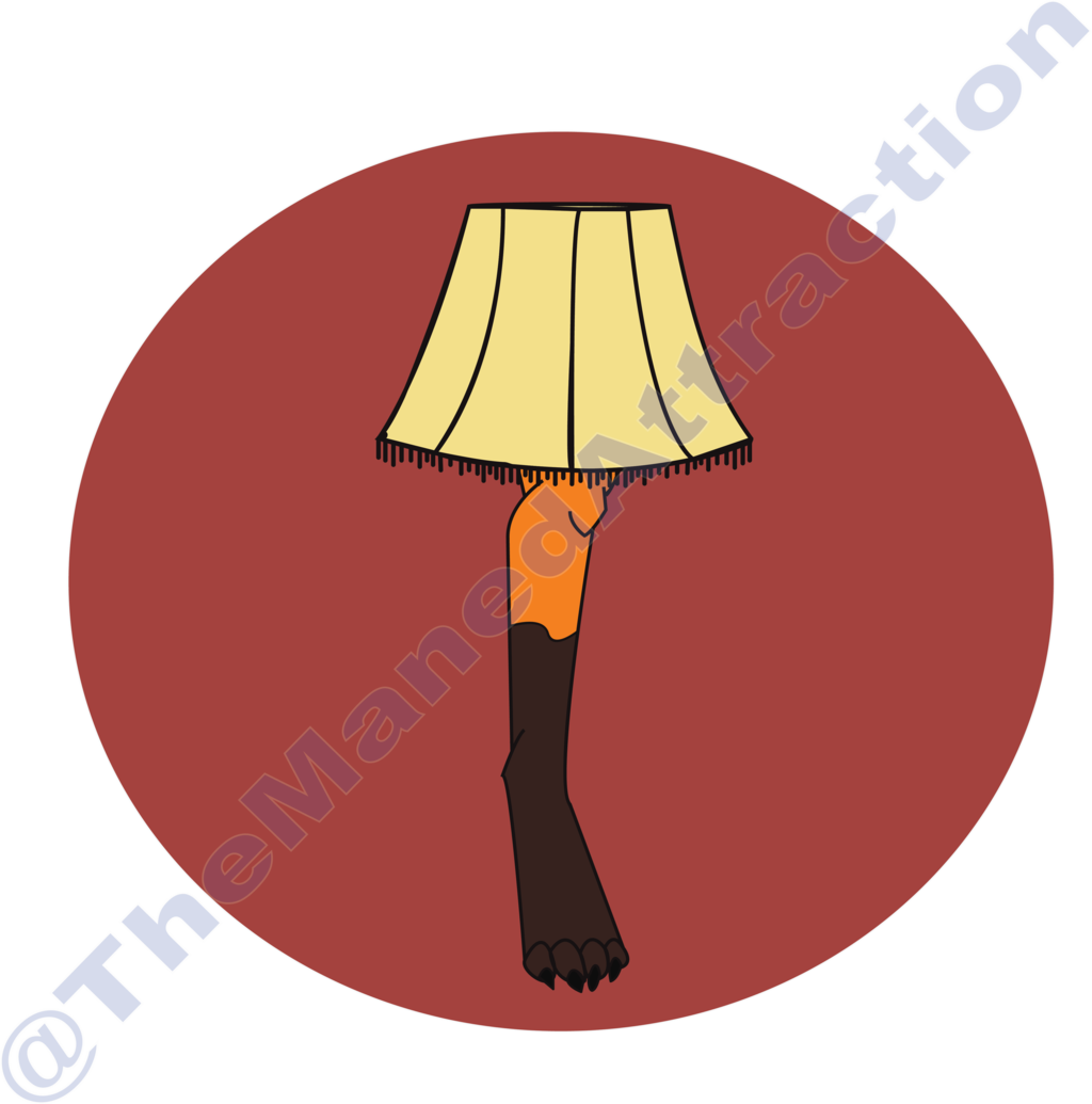 Red Fox Leg Lamp