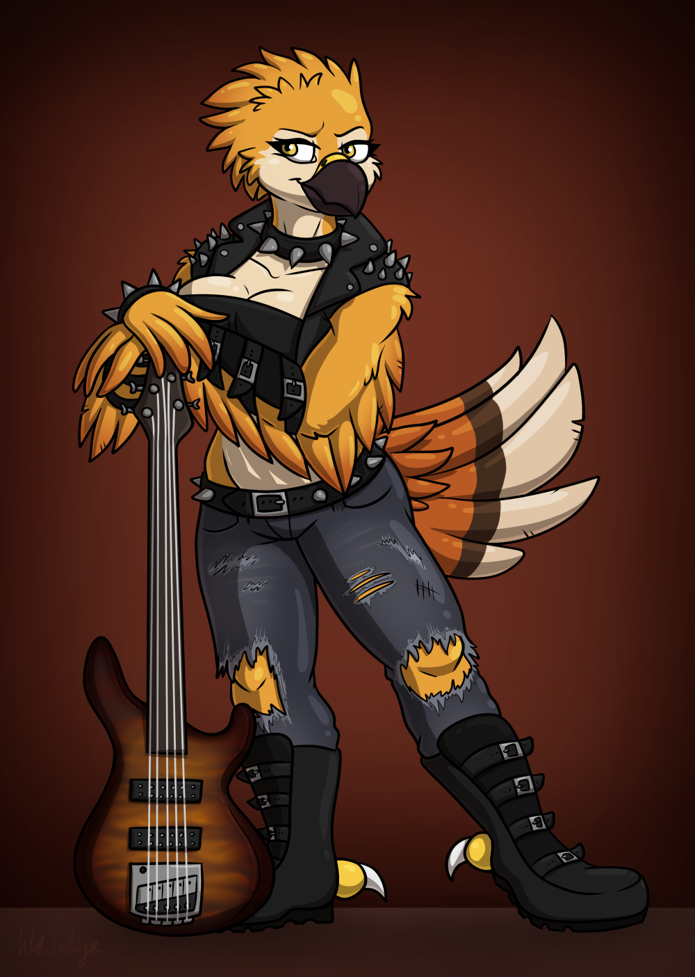 Most recent image: She's Gonna Rock Your Bass Off