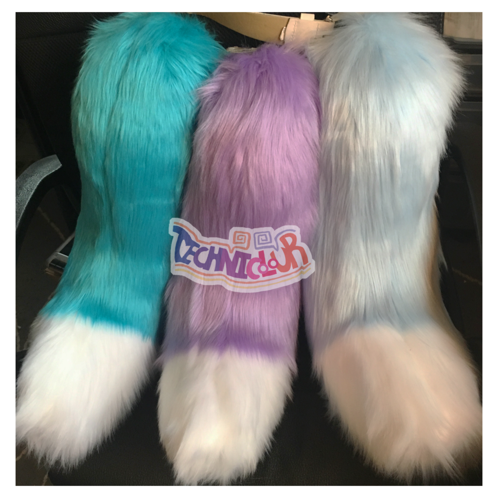 (FOR SALE) White Tipped Fursuit Tails