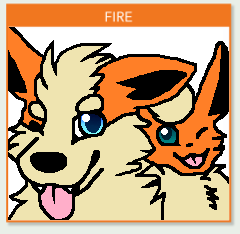 Favorite Pokemon by type (Daily) #6 Arcanine & Flareon 