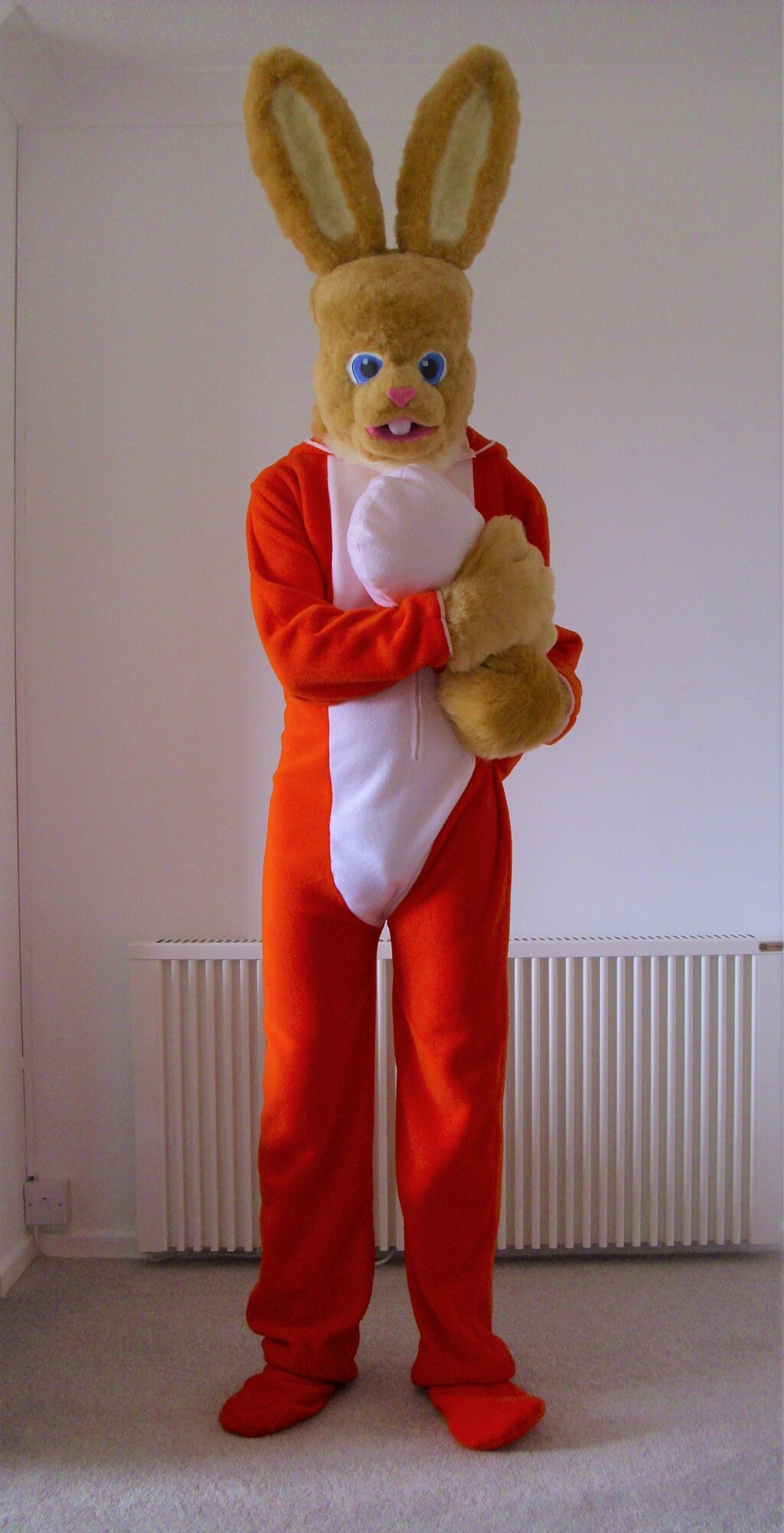 Most recent image: Calvin wears a fox onesie 3
