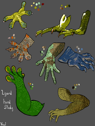 [Study] - Lizard Hands 
