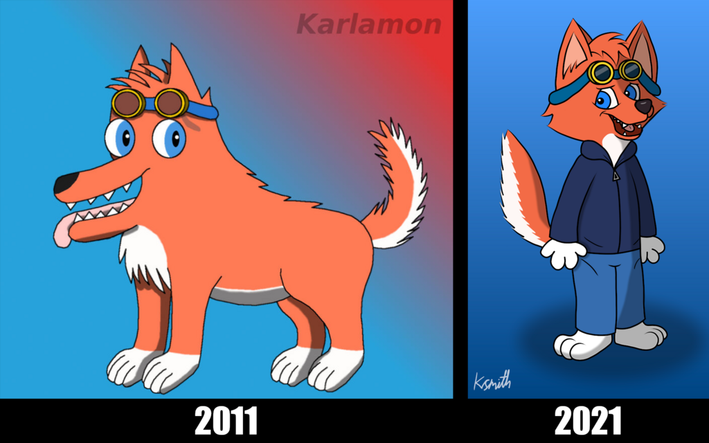 Most recent image: 10 Years of Karlamon (comparison)