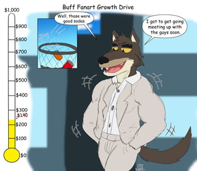 Buff Fanart Growth Drive: Mr Wolf $240