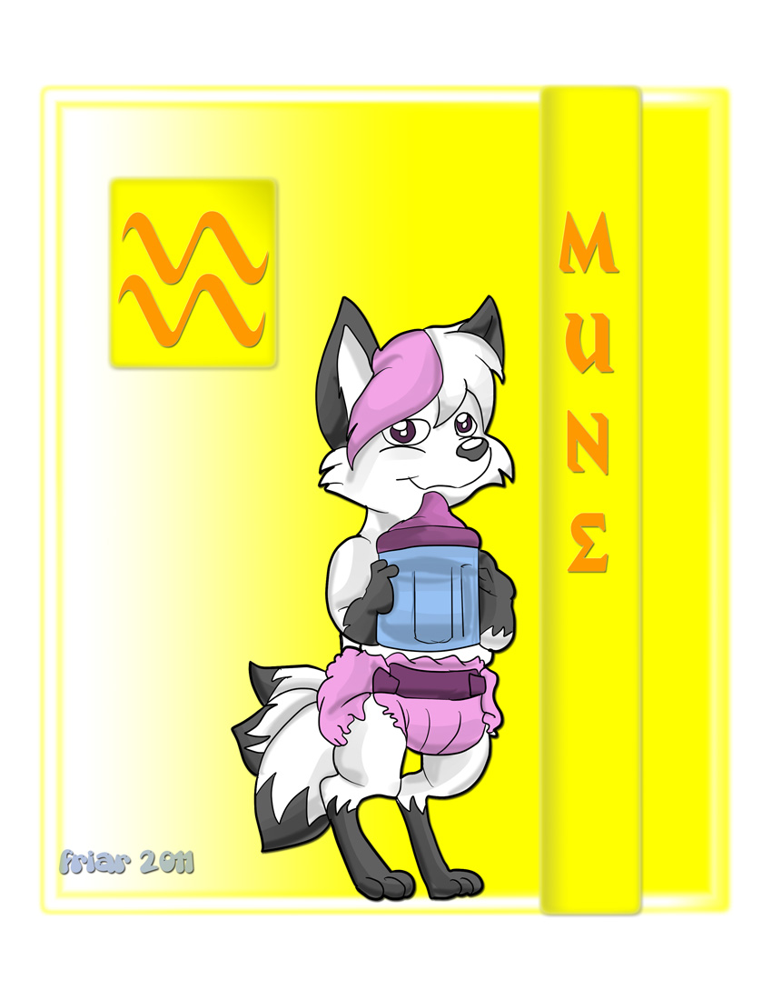Babyfur Zodiac II: Aquarius - Mune ( diaper )