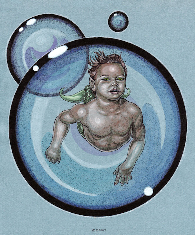Joy in a Drop of Water (color)