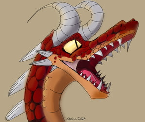 Daily Sketch - Red Dragon