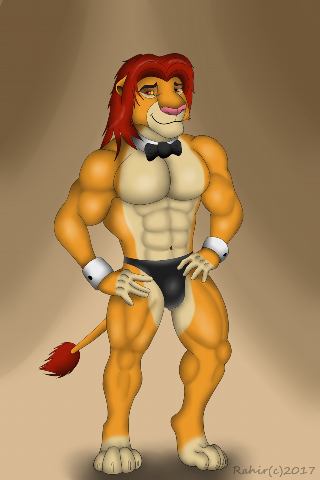 Simba in Chippendales outfit Vers. 2 of 4